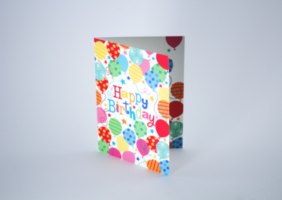 Greeting Card Printing Birthday Balloons