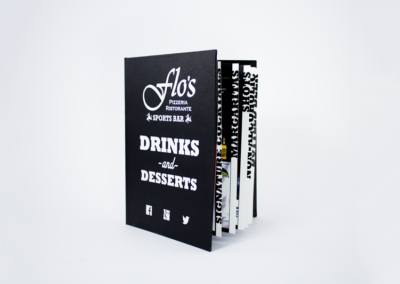 Hardcover Menu Printing Restaurant Menu Binder