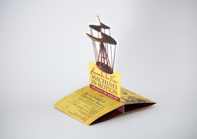 Table Tent Printing Die Cut Invitations