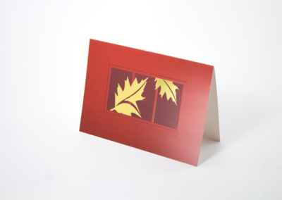 Greeting Card Printing Holiday Foil