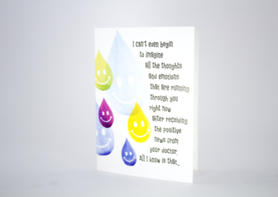 greeting card printing four color smile